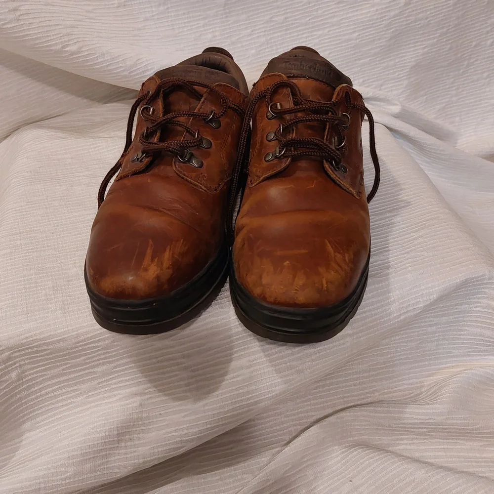 Vintage Timberland Men's Brown Leather Oxfords Size 11